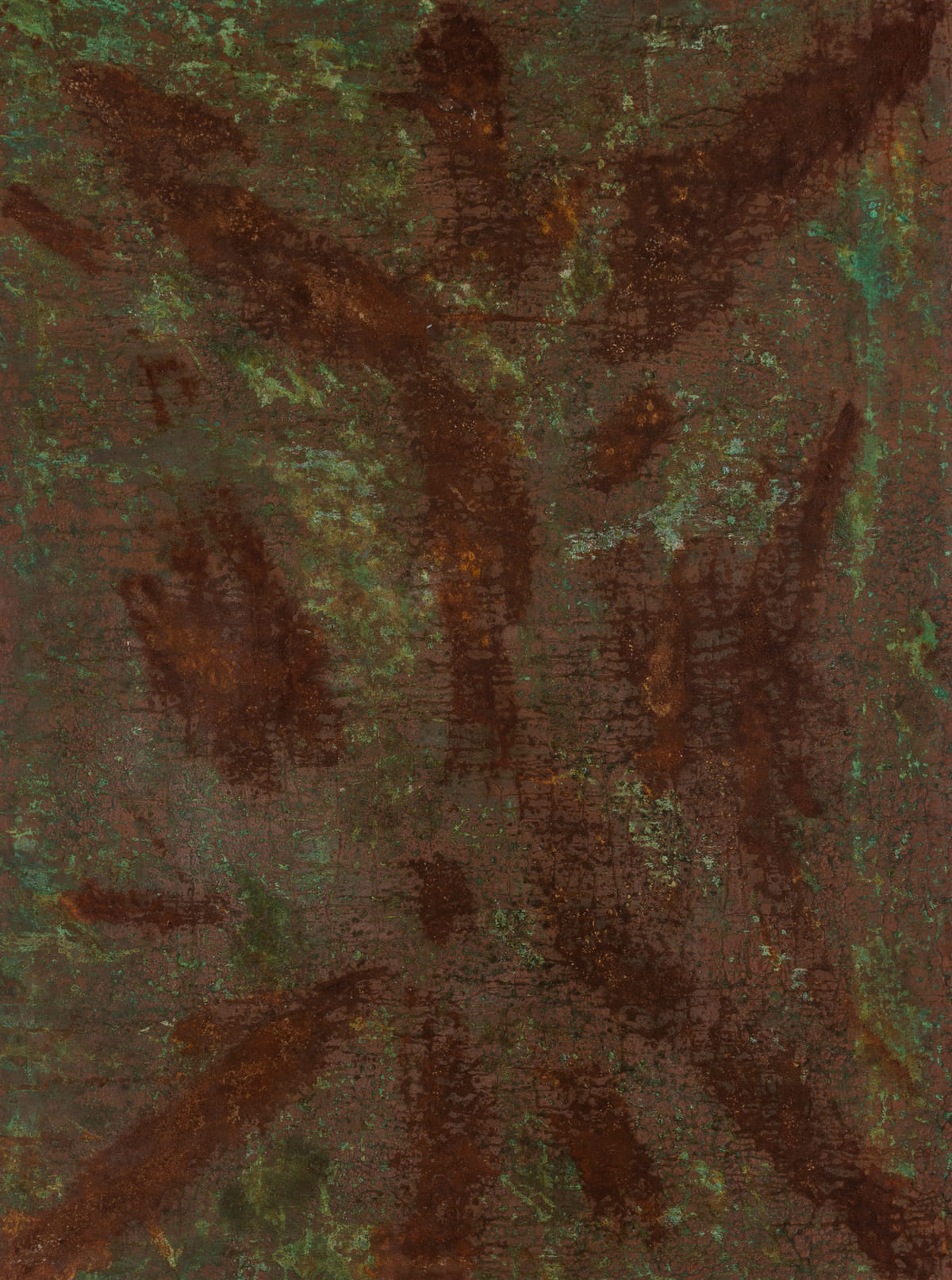 Mario Moraes, Itanhandu, Copper and iron on wood panel