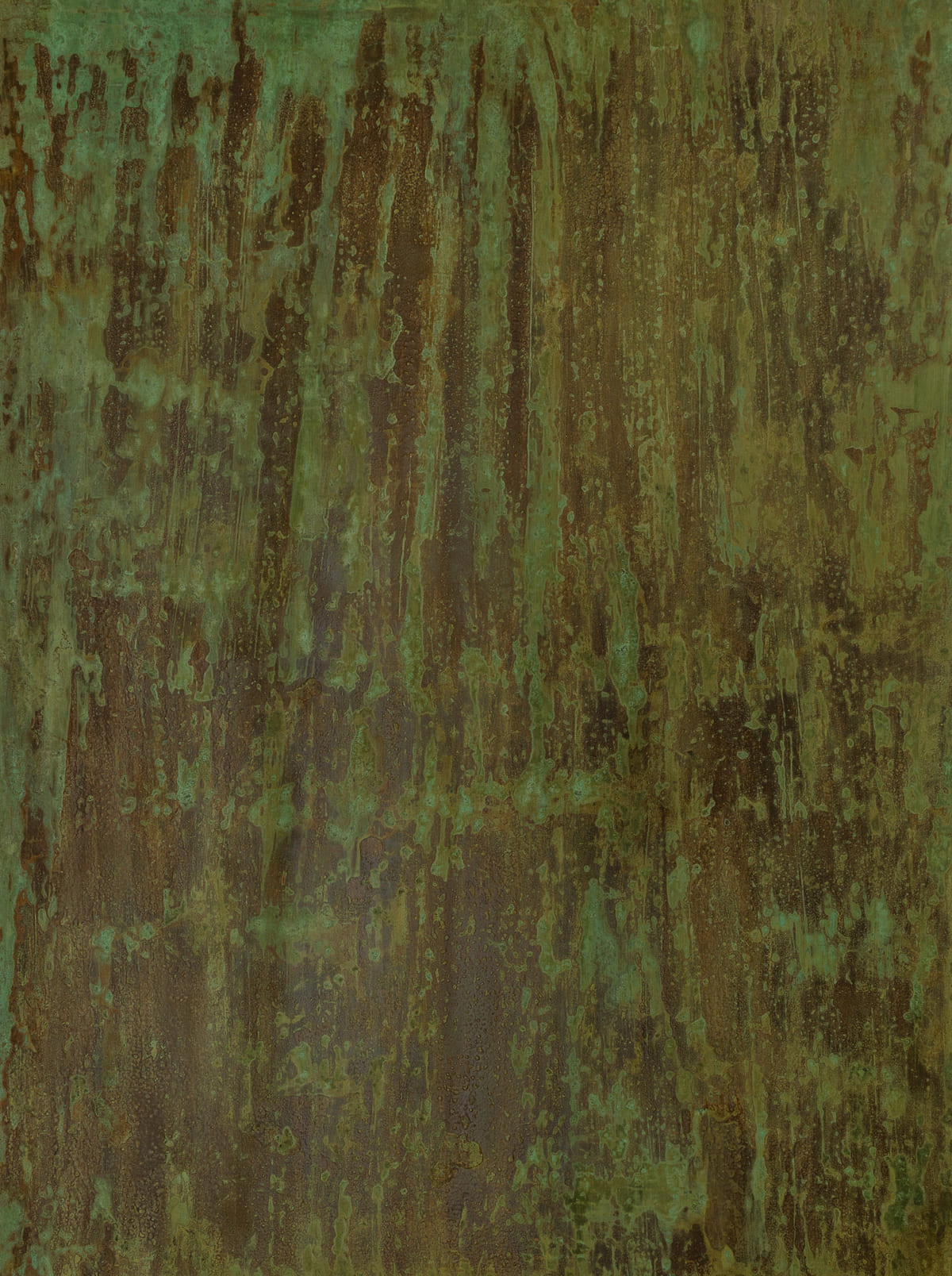 Mario Moraes, Transmutação, Oxidised metals on wood panel