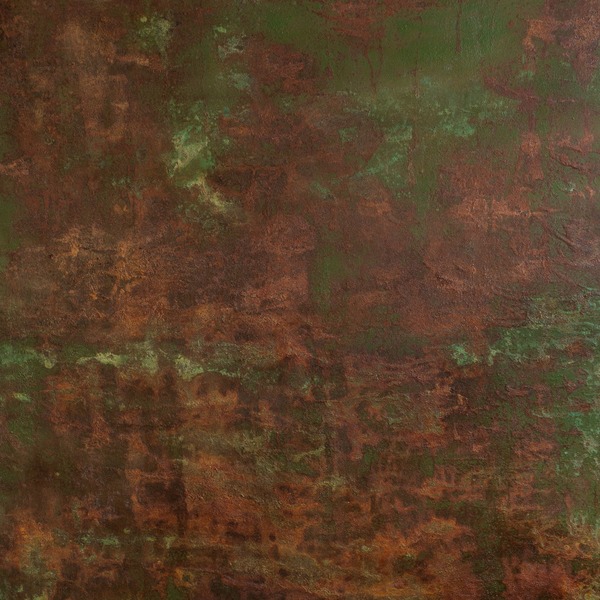 Mario Moraes, Monte Verde. Copper, iron and brass on wood panel.