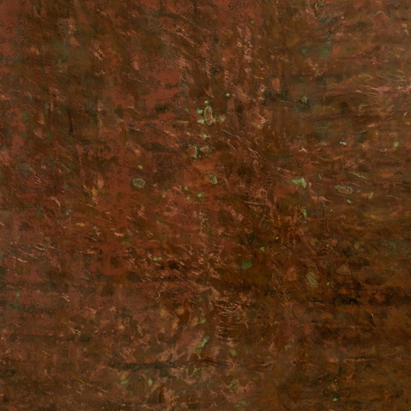 Mario Moraes, Marmelópolis. Iron and copper on wood panel.